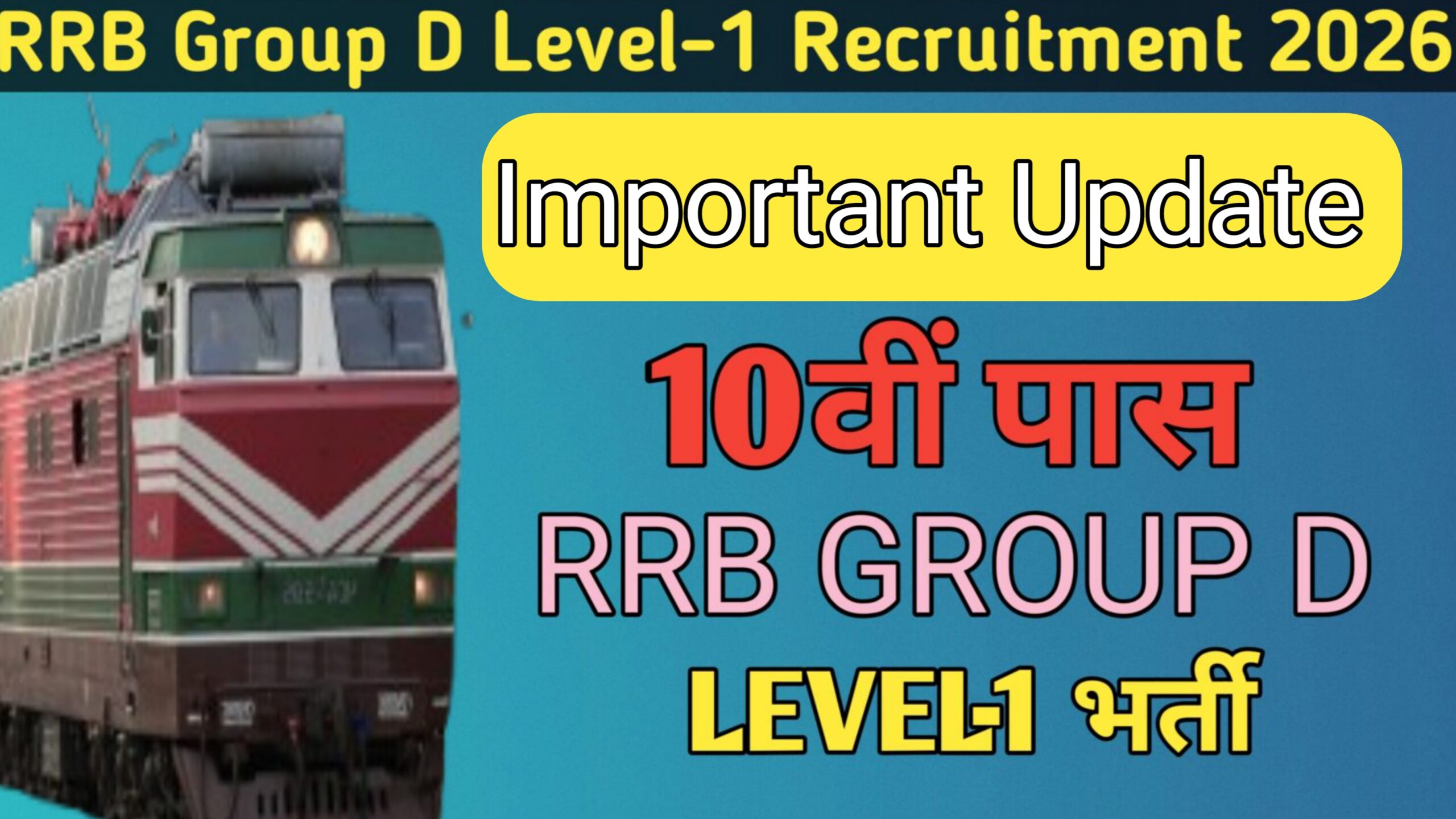 RRB GROUP D Level-1 Recruitments 2026